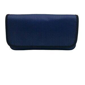 Steve Madden Blue Fabric BJewel Flap Wallet Bag